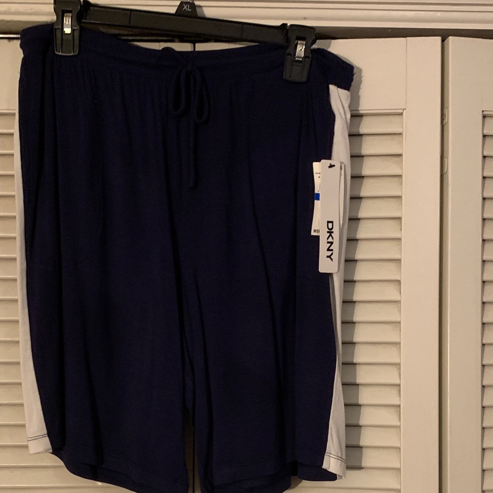 DKNY Dark Blue Shorts with White Trim
